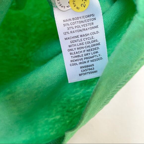 Nordstrom bp. V-Neck Short Sleeve Tee Green Size Small - Picture 7 of 9